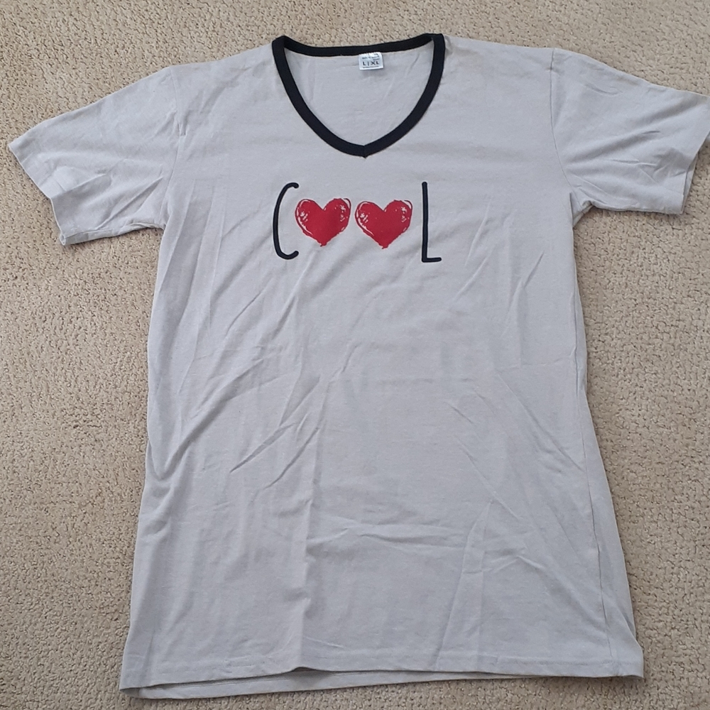 Gray Nightshirt w/ short sleeves and COOL Graphic